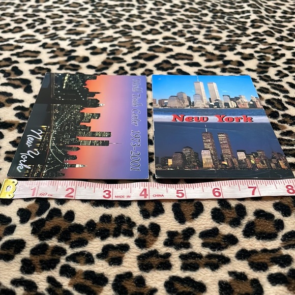 2001 NEW YORK CITY World Trade Center Towers Postcard Letter 2001 Manhattan NYC - Picture 13 of 16